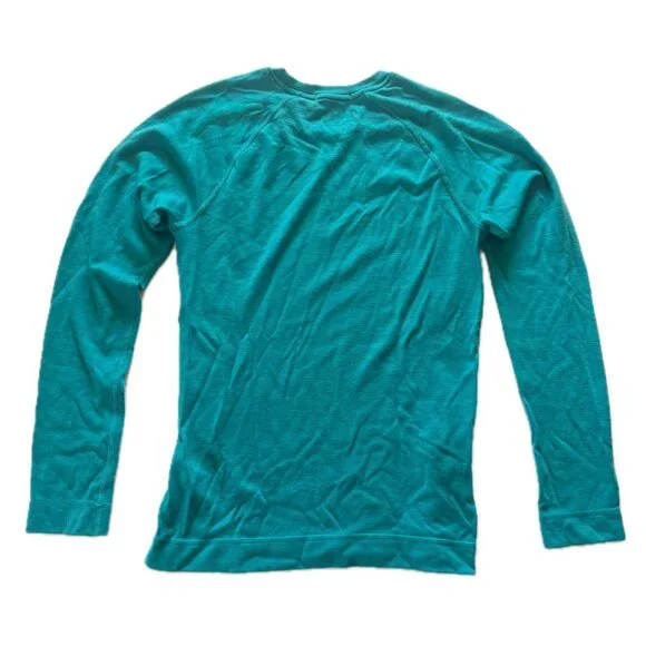 Smartwool Women’s 100% Merino Wool 250 Midweight Base Layer Size M Green Blue - Picture 2 of 7